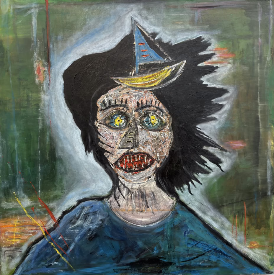 Maria Dolores portrait painting by contemporary artist Siro Carraro